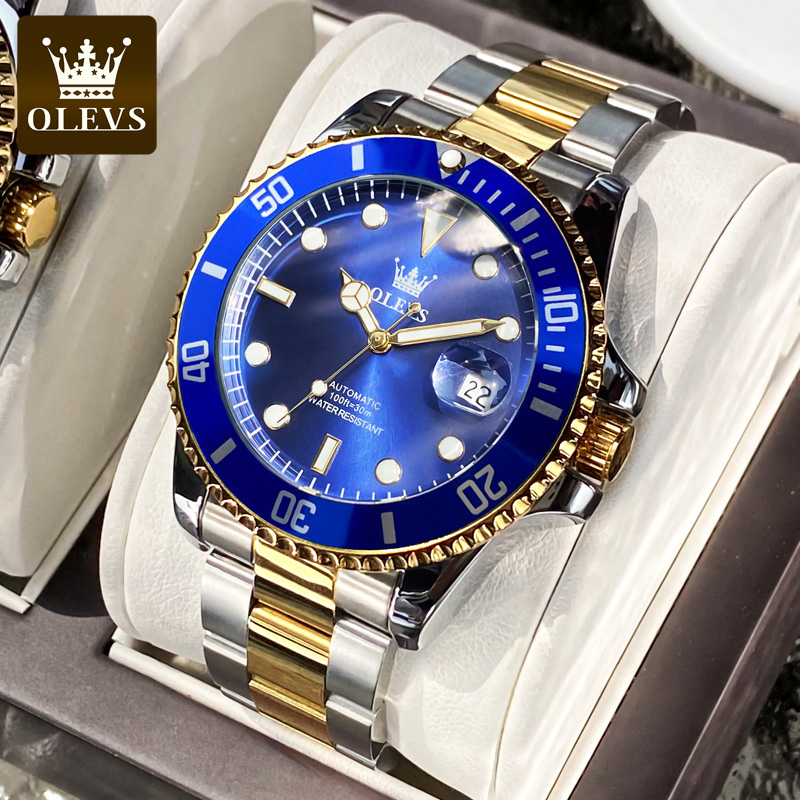 OLEVS Men Automatic Watch Luxu - Rolex Watch Datejust review and price