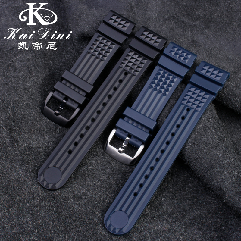 Soft Rubber Waffle Watch strap - Seiko Watch Prospex review and price