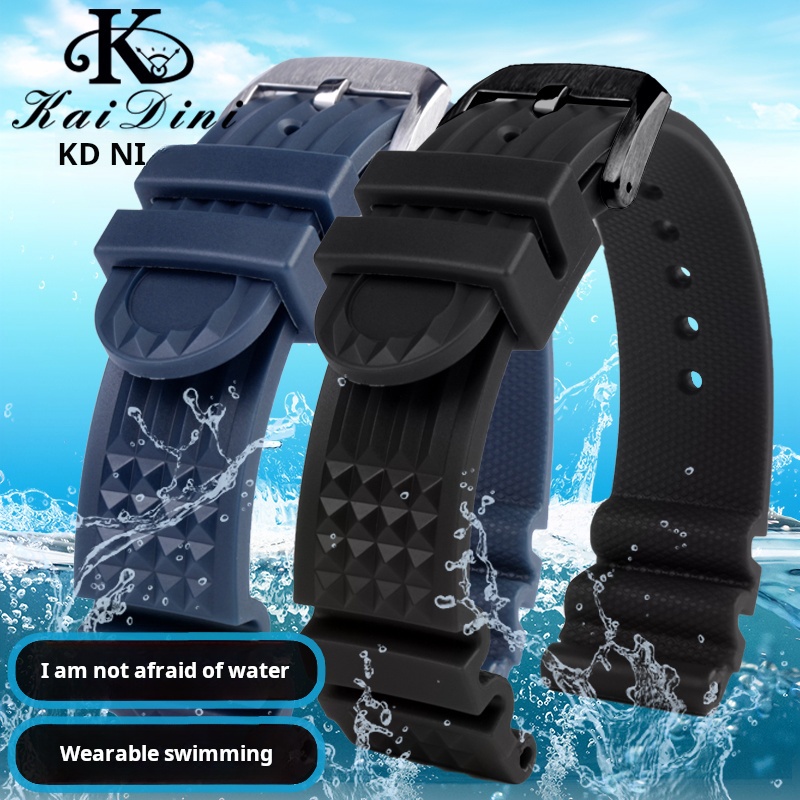 Soft Rubber Waffle Watch strap - Seiko Watch Prospex review and price