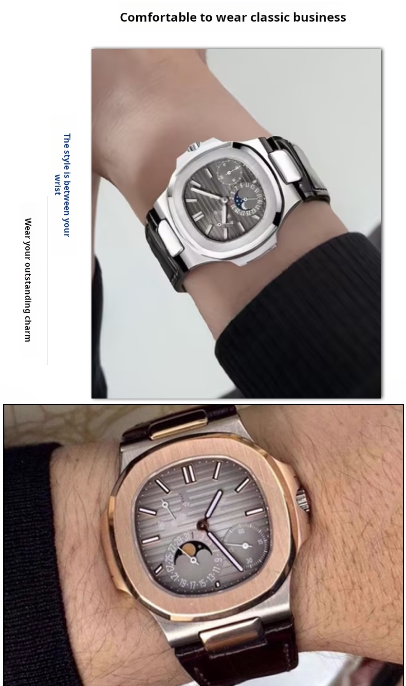 Crocodile Watchband Metal Head - Patek Philippe Watch Nautilus review and price