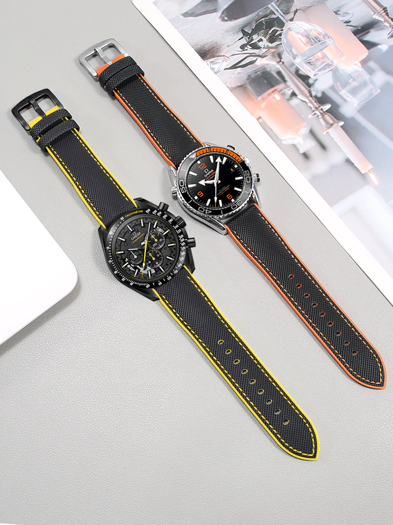 Nylon Textured Watch Strap Sui - Omega Watch Speedmaster review and price
