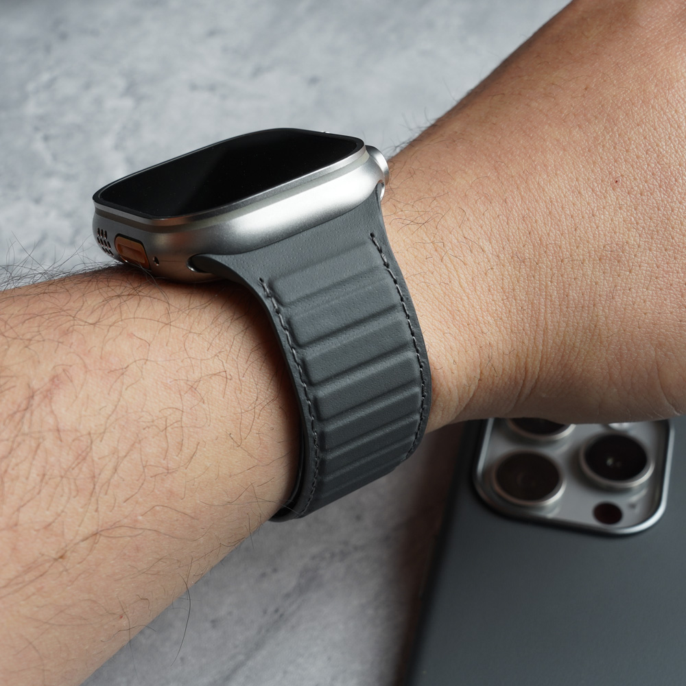Magnetic Nappa Genuine Strap f - Suede Strap Watch review and price