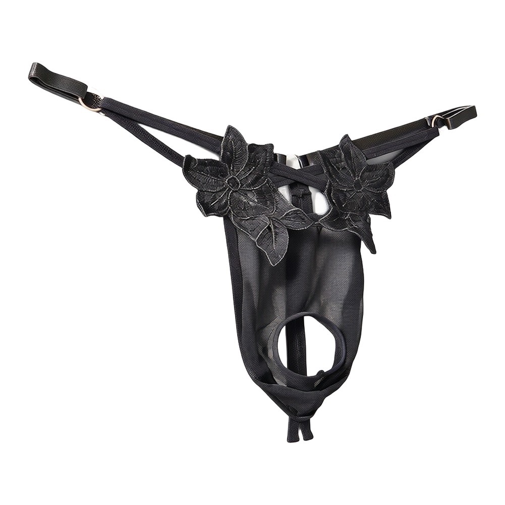 Men Lace G‑String Underwear Fl - Mesh Strap Metal review and price
