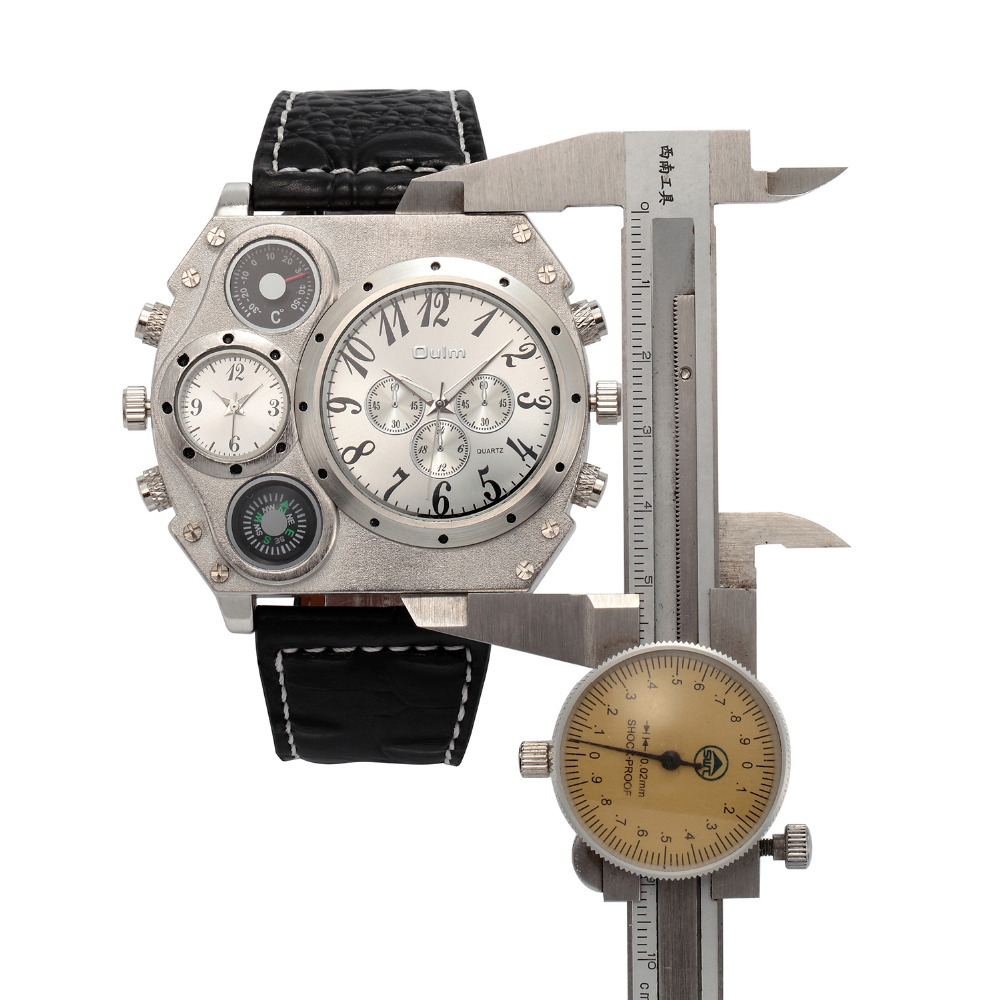 New Model OULM Watch Men Quart - Leather Watch Band Men review and price