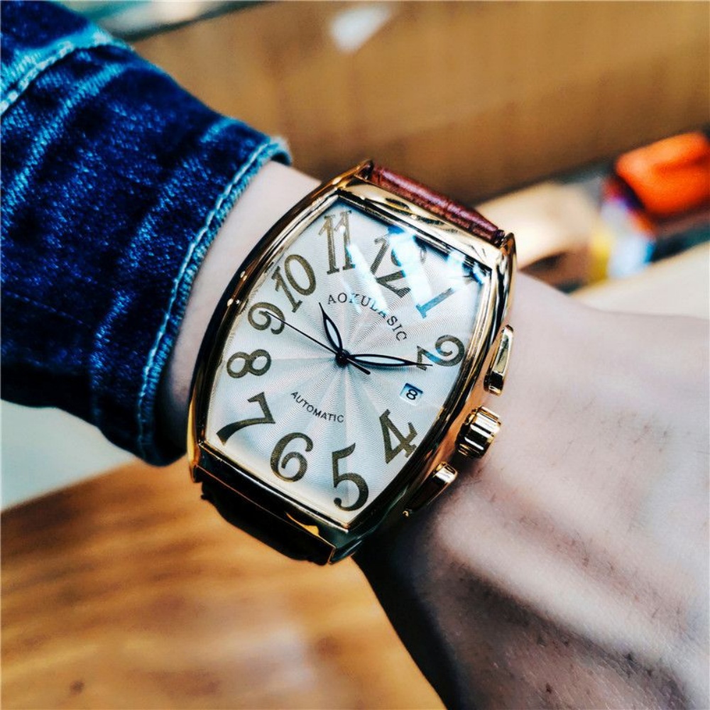 Luxurious Men's Mechanical Wat - Cartier Watch Tank review and price