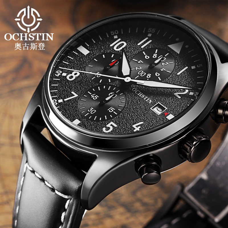 OCHSTIN Original Men Chronogra - Leather Watch Band Men review and price