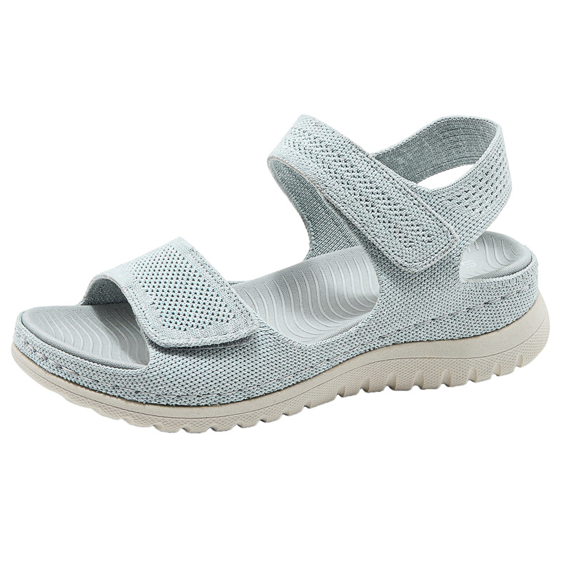 Ladies Knit Mesh Platform Spor - Sport Loop Velcro review and price