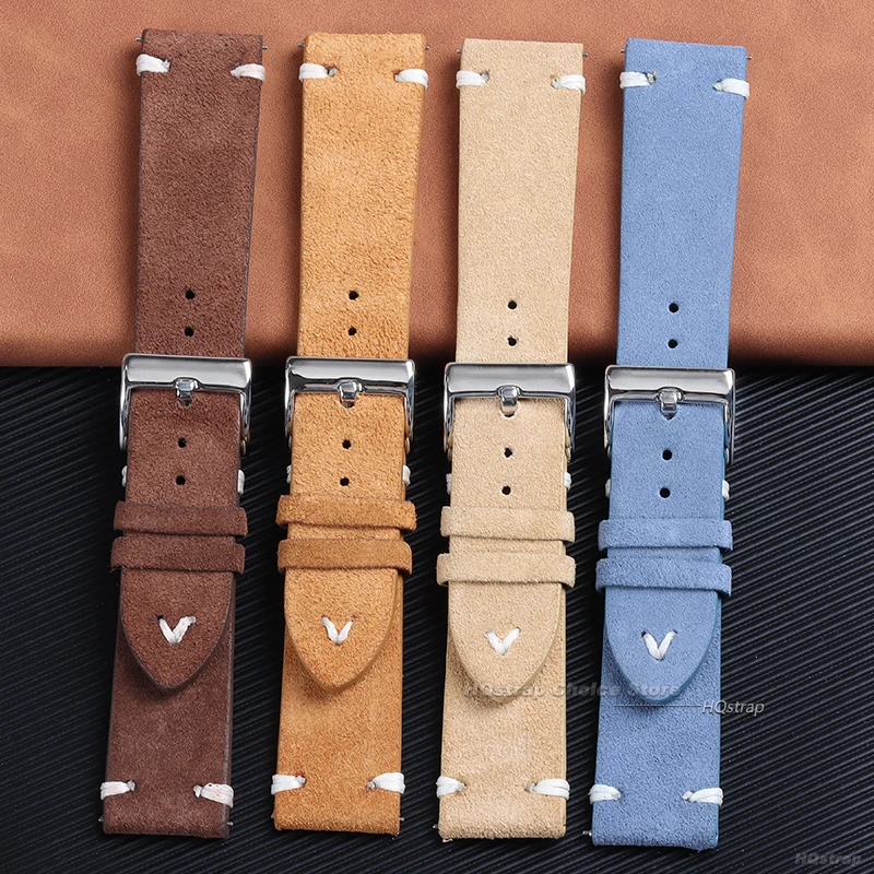 18mm 20mm 22mm High Quality Su - Suede Strap Watch review and price
