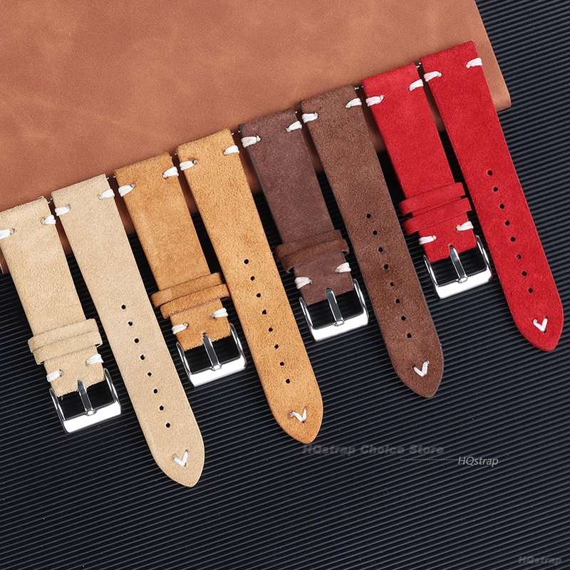 18mm 20mm 22mm High Quality Su - Suede Strap Watch review and price