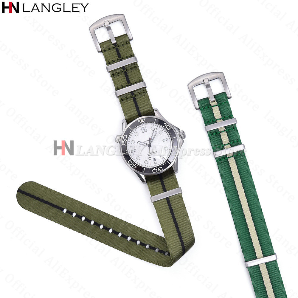 Nylon Strap 18mm 20mm 22mm for - Omega Watch Seamaster review and price
